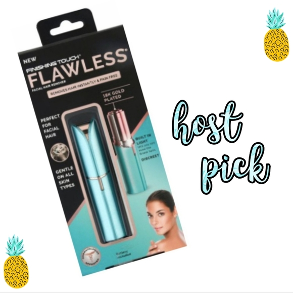 Finishing Touch Other - 🌿🎉HP🎉 Finishing Touch Flawless Facial Hair Remover - Blue/Turquoise🌿